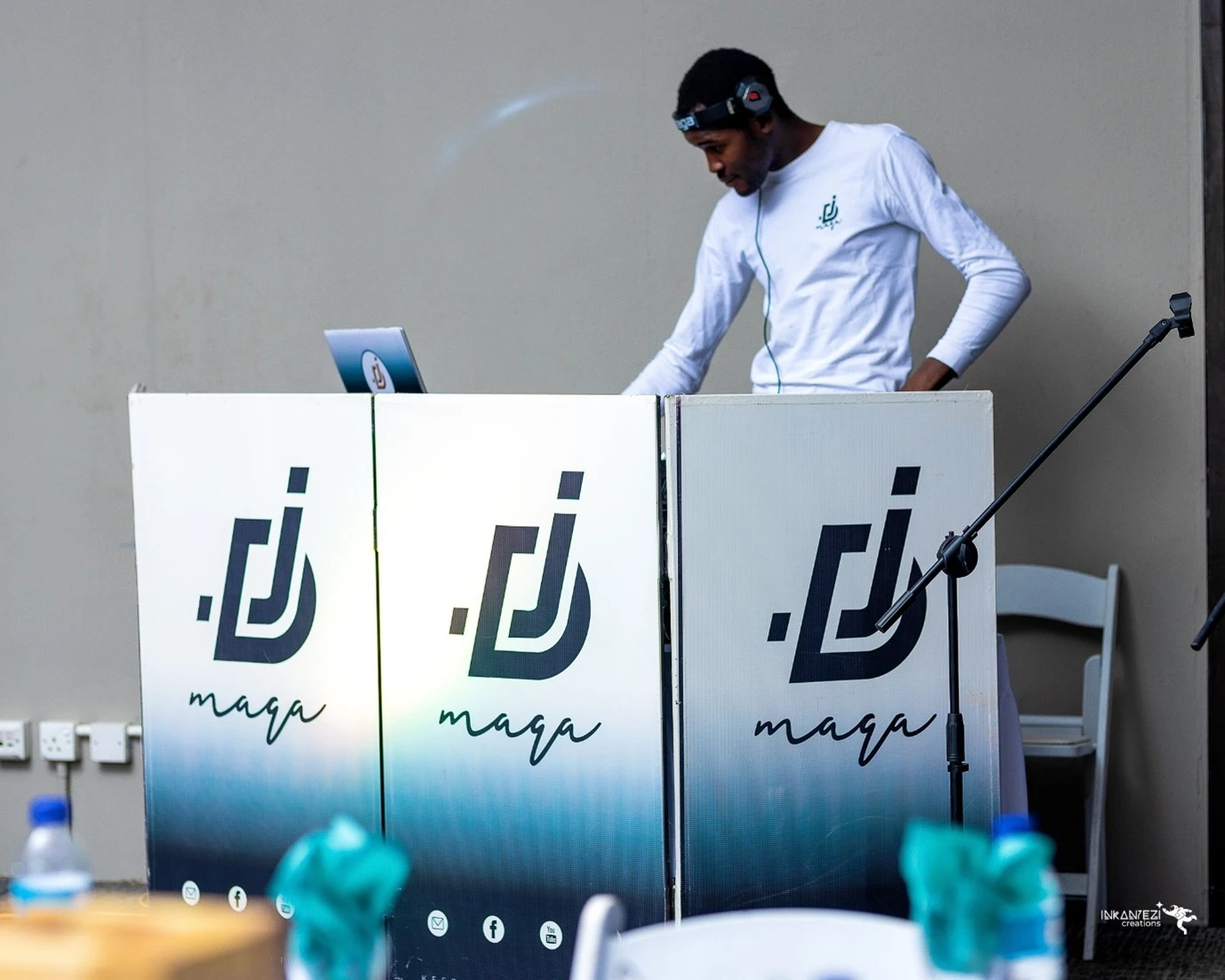 DJ Maga with his controller